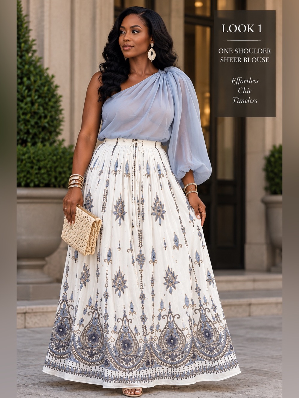 Made in India Embroidered Skirt
